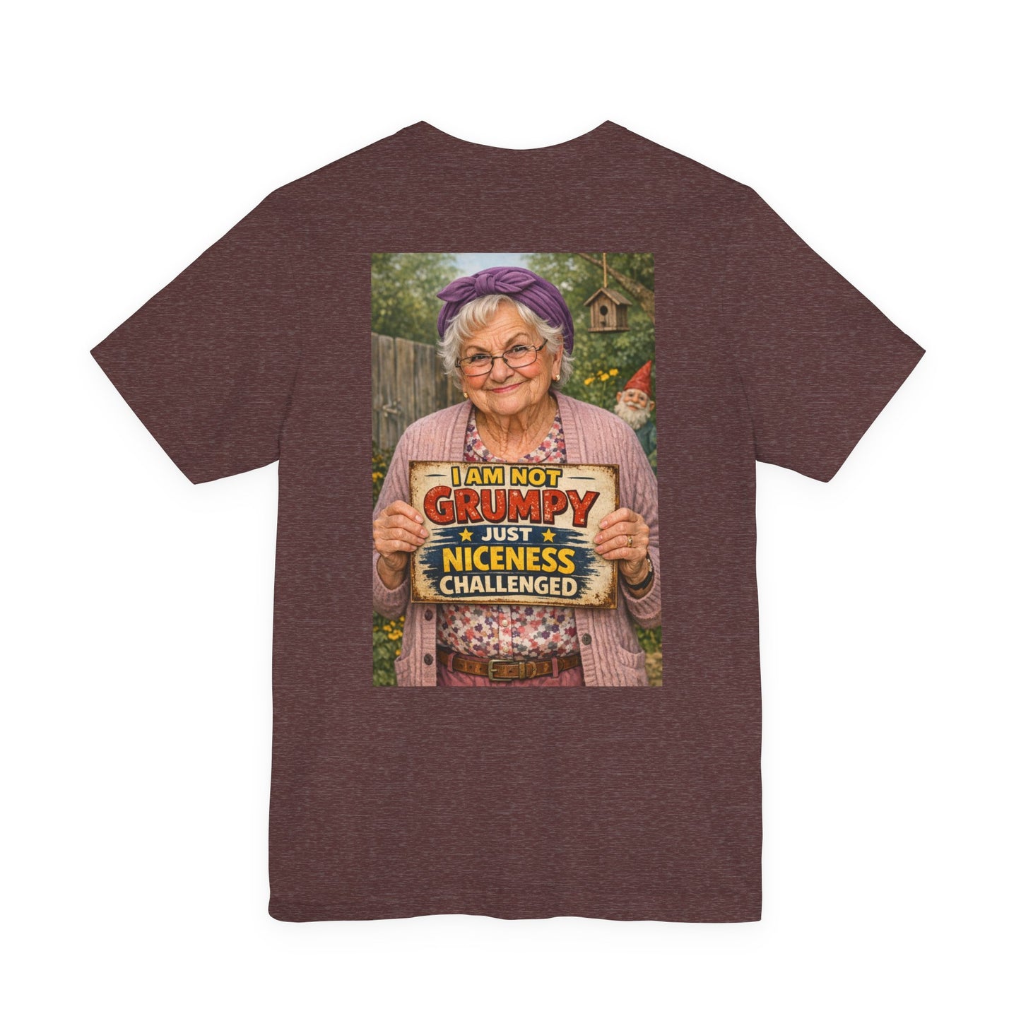 Niceness Challenged: Grumpy Old Lady In Color