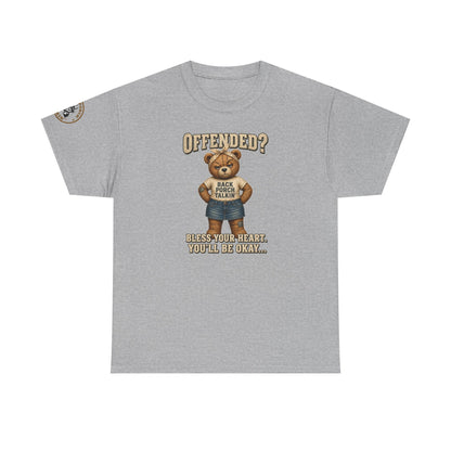 Ms BPTalkin Bear T-Shirt — "Offended? Bless Your Heart."