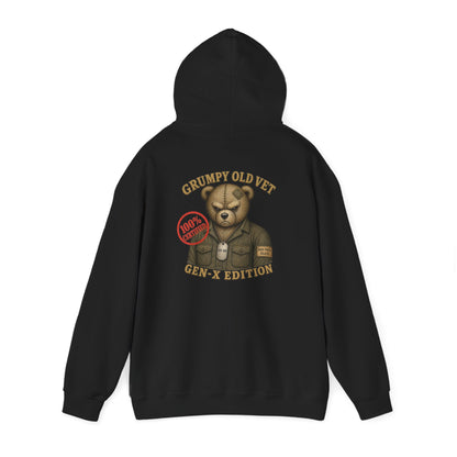 Grumpy Old Vet -  Gen-X Bear Hoodie