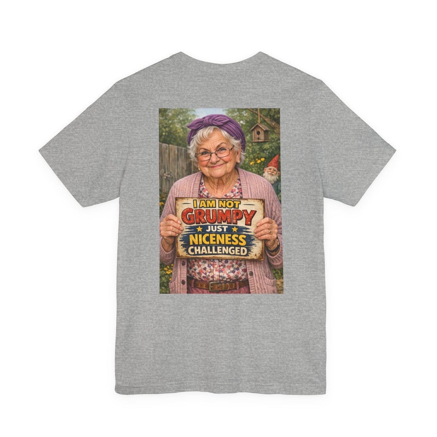 Niceness Challenged: Grumpy Old Lady In Color