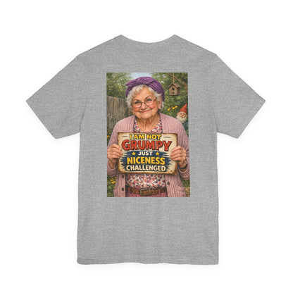 Niceness Challenged: Grumpy Old Lady In Color